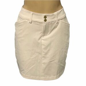 Lilly Pulitzer luxletic SPF white tennis golf skort skirt 6